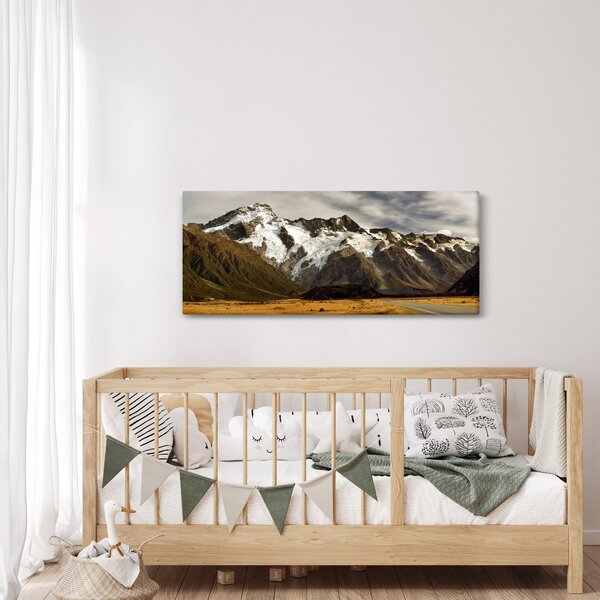 Mount Sefton, Új-Zéland képe (120x50 cm)