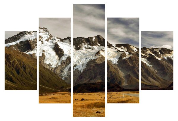 Mount Sefton, Új-Zéland képe (150x105 cm)
