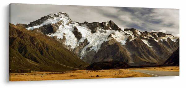 Mount Sefton, Új-Zéland képe (120x50 cm)