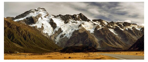 Mount Sefton, Új-Zéland képe (120x50 cm)