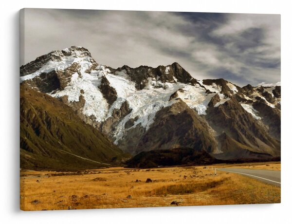 Mount Sefton, Új-Zéland képe (70x50 cm)