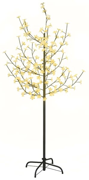 LED-es cseresznyevirágfa 120 meleg fehér LED-del 150 cm