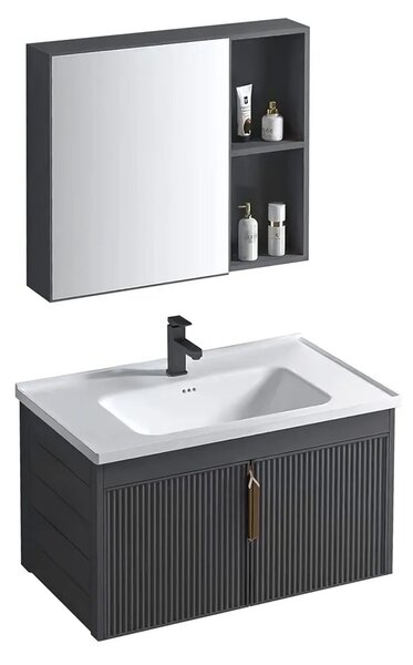 Fürdőszobabútor szett mosdóval Astor 60cm Grey