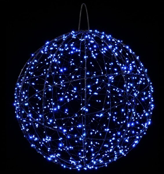 Karácsonyi csúcsdísz világítás 750 LED Kék Átmérő 50 x 52 cm