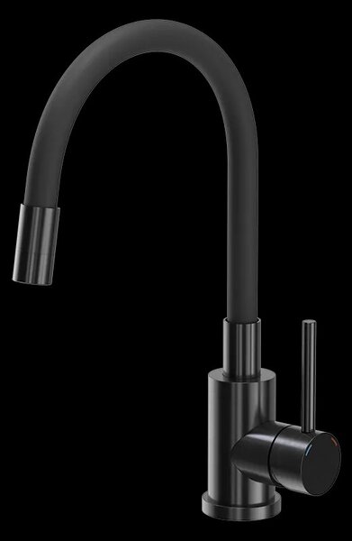 Acél mosogatótálca LUKE 116 Black