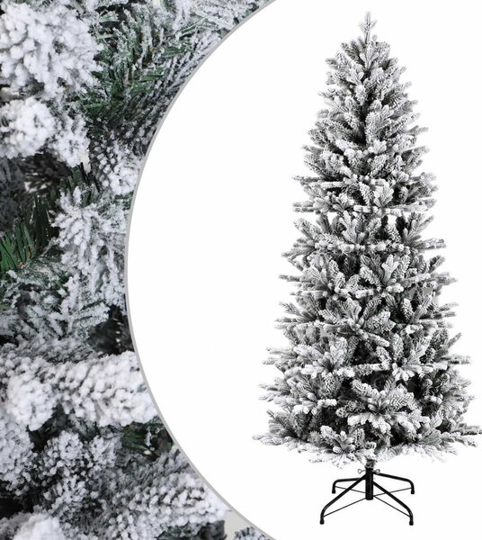 Műanyag Hajtogatós Karácsonyfa 120 cm PVC és PE Zöld és Fehér