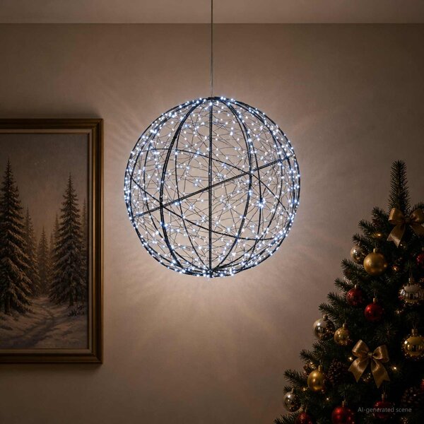 Karácsonyi csúcsdísz világítás 750 LED Hideg fehér