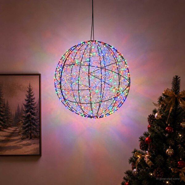 Karácsonyi csúcsdísz világítás 950 LED Többszínű