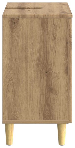 Fürdőszobai mosdószekrény DELFT Kézműves Tölgy
