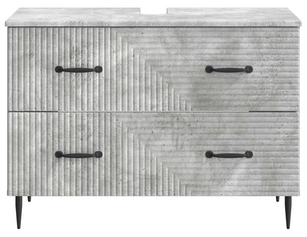 Fürdőszobai mosdószekrény HAARLEM Betonszürke 82 x 41 x 58,5 cm