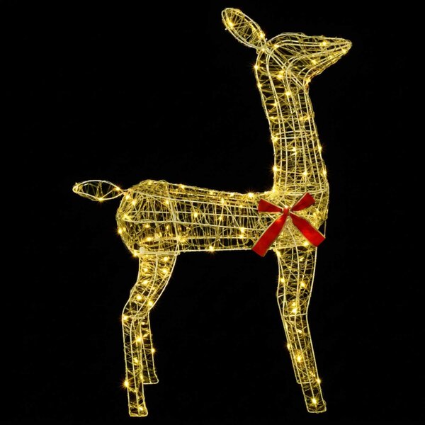 3D karácsonyi rénszarvas LOVIISA 110 LED Meleg fehér