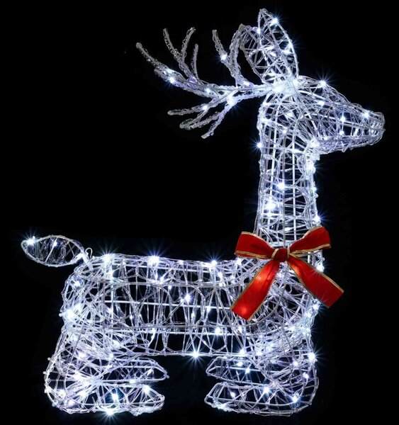 3D karácsonyi rénszarvas LOVIISA 140 LED Hideg fehér