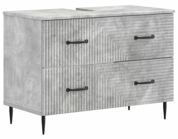 Fürdőszobai mosdószekrény HAARLEM Betonszürke 82 x 41 x 58,5 cm