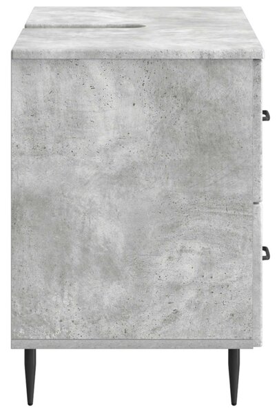 Fürdőszobai mosdószekrény HAARLEM Betonszürke 82 x 41 x 58,5 cm