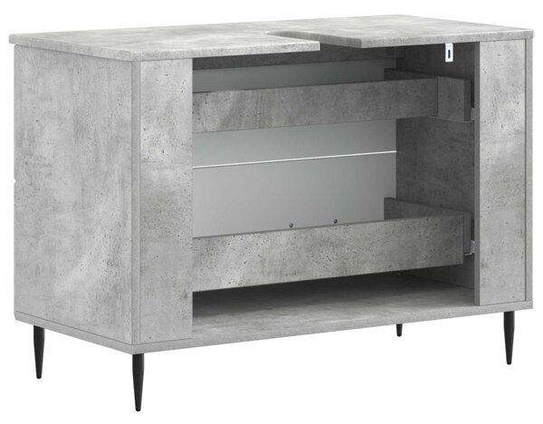 Fürdőszobai mosdószekrény HAARLEM Betonszürke 82 x 41 x 58,5 cm