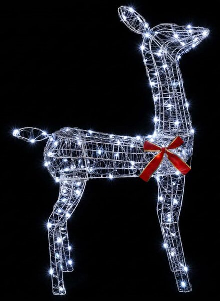 3D karácsonyi rénszarvas LOVIISA 110 LED Hideg fehér