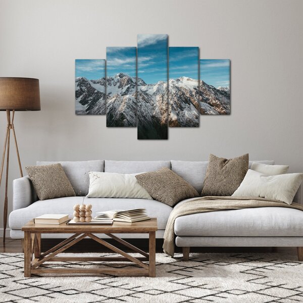 Havas csúcsok képe, Fiordland (150x105 cm)