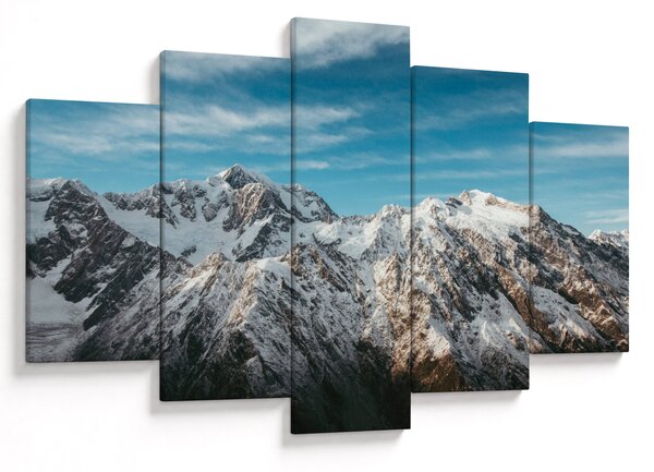 Havas csúcsok képe, Fiordland (150x105 cm)