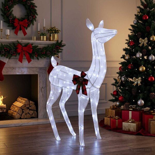 3D karácsonyi rénszarvas LOVIISA 200 LED Hideg fehér