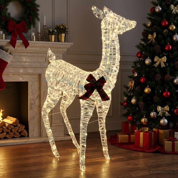 3D karácsonyi rénszarvas LOVIISA 200 LED Meleg fehér