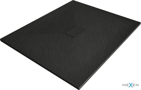 Mexen Hugo, SMC téglalap alakú zuhanytálca 140 x 100 cm, fekete matt, 42701014