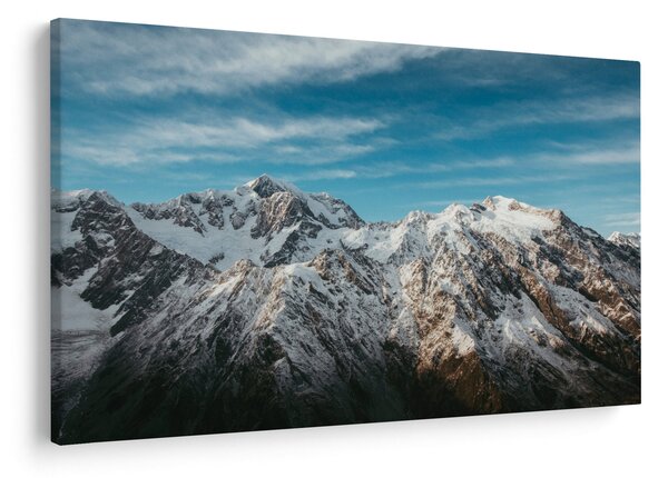 Havas csúcsok képe, Fiordland (90x60 cm)