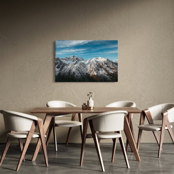 Havas csúcsok képe, Fiordland (90x60 cm)