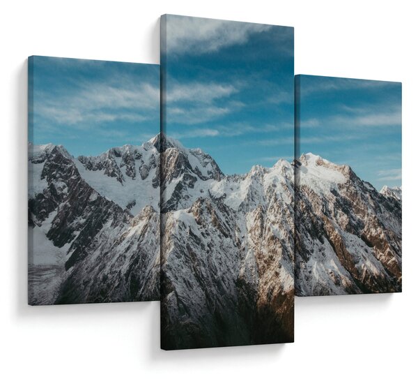 Havas csúcsok képe, Fiordland (90x60 cm)