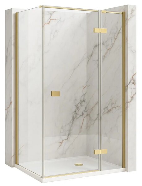 Zuhanykabin Rea Atlas 90x90 Brush Gold