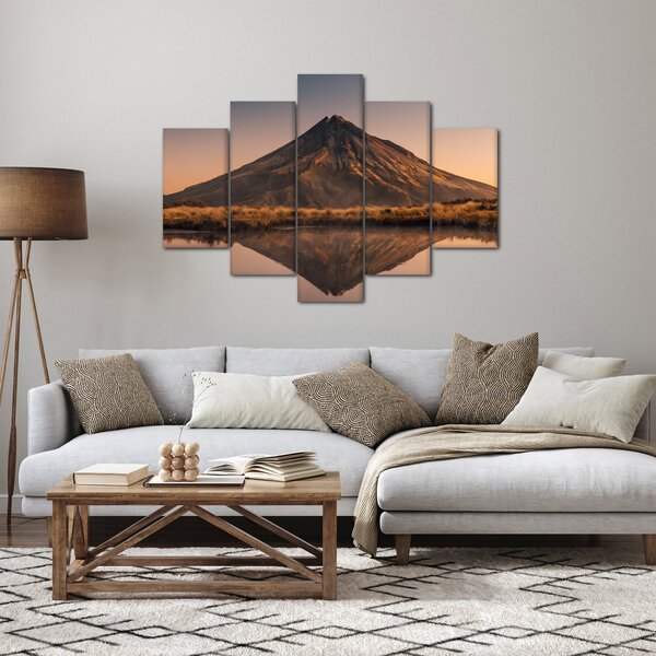 A Mount Taranaki visszaverődése, Új-Zéland (150x105 cm)