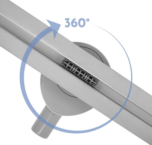 Lineáris lefolyó Rea FILO Nickel Brush 60