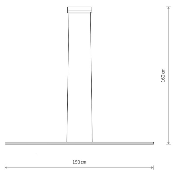 Bar egyágú függesztett lámpa