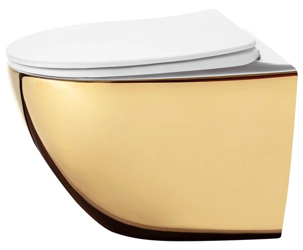 WC csésze Rea Carlo Mini Tornado NF WHITE GOLD