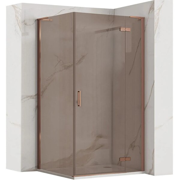 Zuhanykabin REA Hugo Copper Brush 80x80