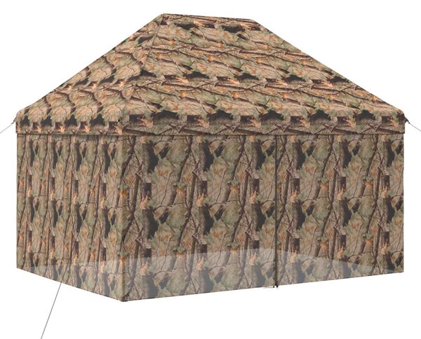 Gyorsan felállítható pavilon 4 oldalfallal 3 x 4 m