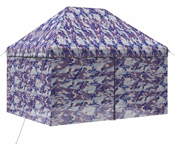 Gyorsan felállítható pavilon 4 oldalfallal 2,95 x 4,1 m