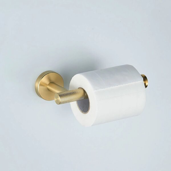 Falra szerelhető wc papír tartó 6611 Modern Brush Gold
