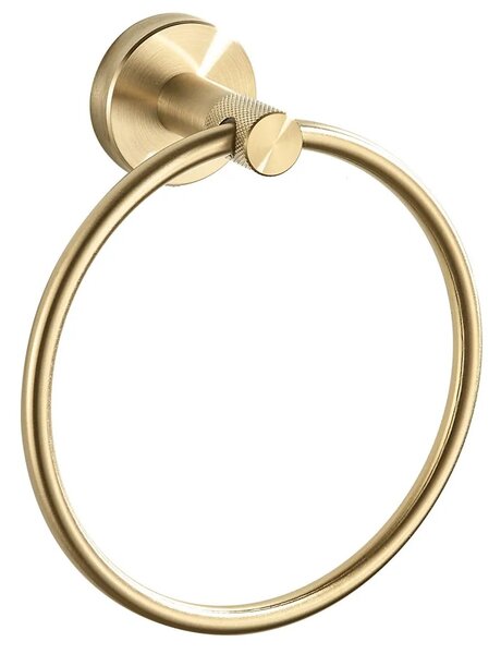 Fürdőszoba fogas Ring 6610 Modern Brush Gold