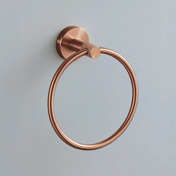 Fürdőszoba fogas Ring 6610 Modern Brush Copper