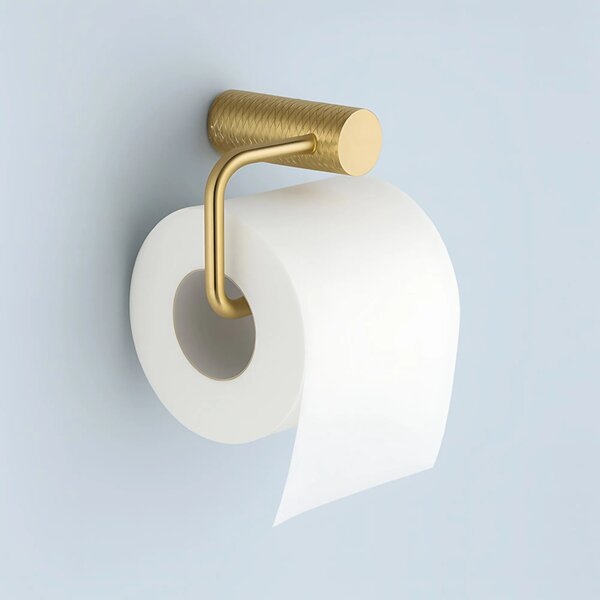 Falra szerelhető wc papír tartó 9711 Prism Brush Gold
