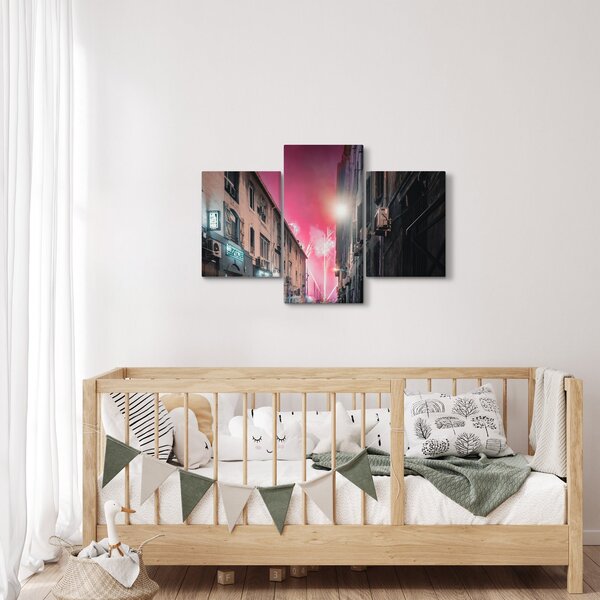 Tűzijáték Marseille-ben (90x60 cm)