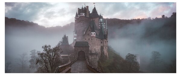 Kép - Eltz-kastély, Németország (120x50 cm)