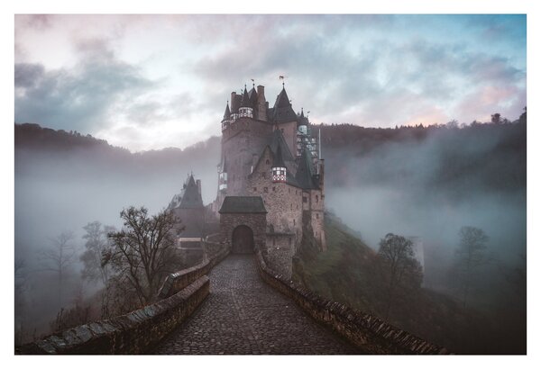 Kép - Eltz-kastély, Németország (90x60 cm)