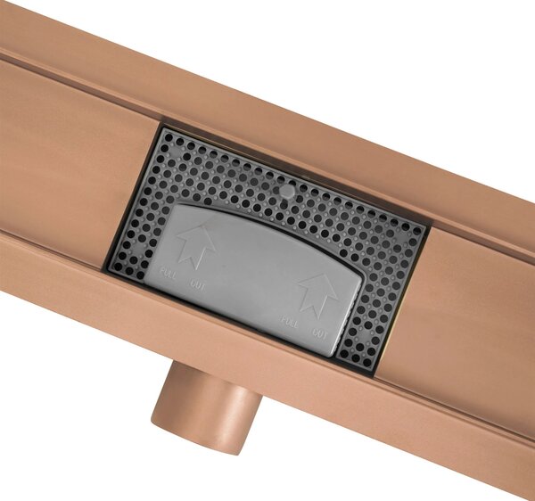 Zuhanylefolyó Rea Neox brush copper 50