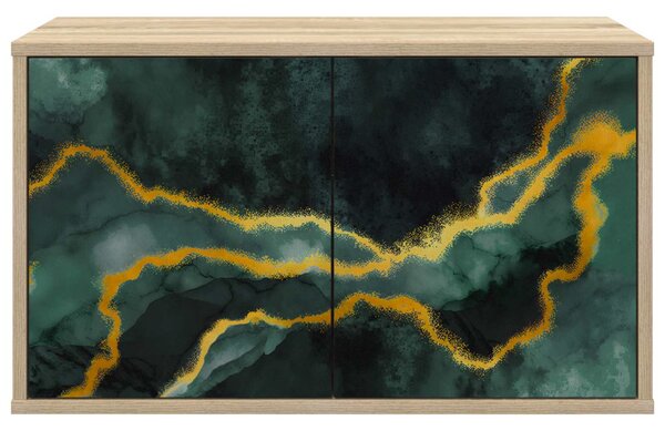 Falsítható TV Szekrény WIJHE 69 x 33 x 40 cm Sonoma Tölgy