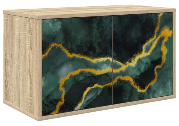 Falsítható TV Szekrény WIJHE 69 x 33 x 40 cm Sonoma Tölgy