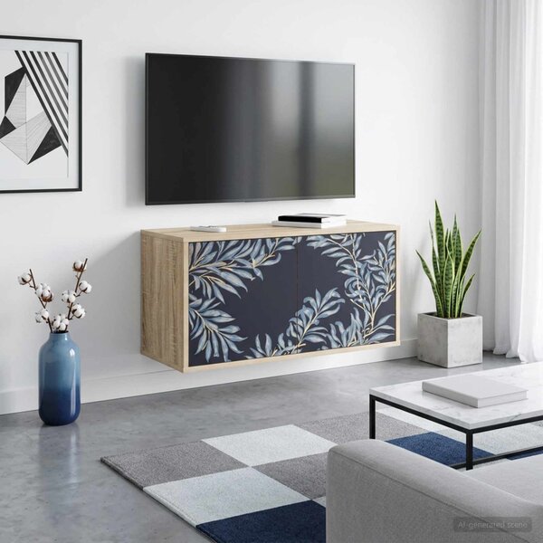 Falsítható TV Szekrény DOKKUM 69 x 33 x 40 cm Sonoma Tölgy