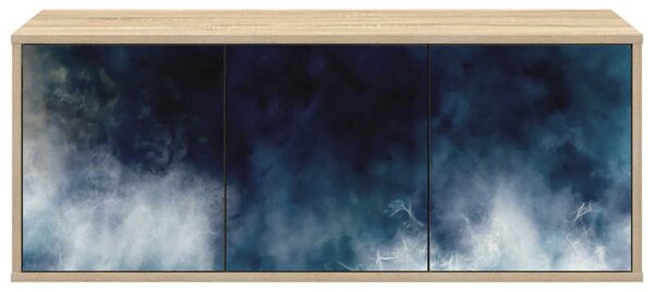 Falsítható TV Szekrény RAALTE 102 x 33 x 40 cm Sonoma Tölgy