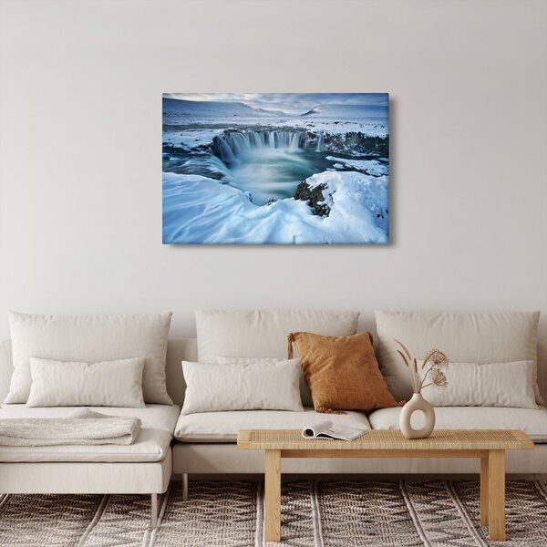 Kép - Istenek vízesése, Izland (90x60 cm)