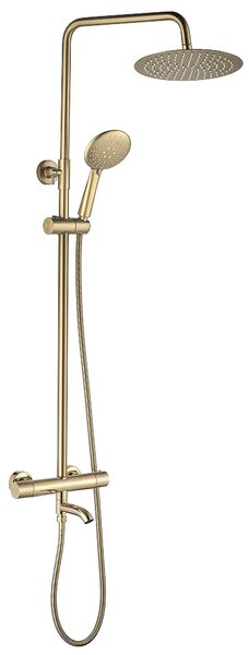 Termosztátos zuhanyszett Lungo Diamond Gold